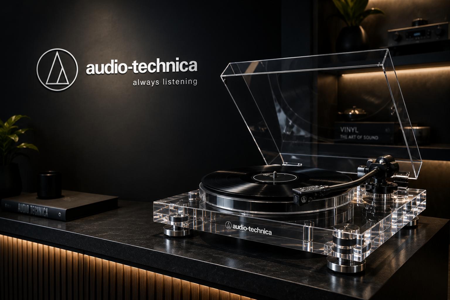 KI-generierte Visualisierung der Marke Audio-Technica