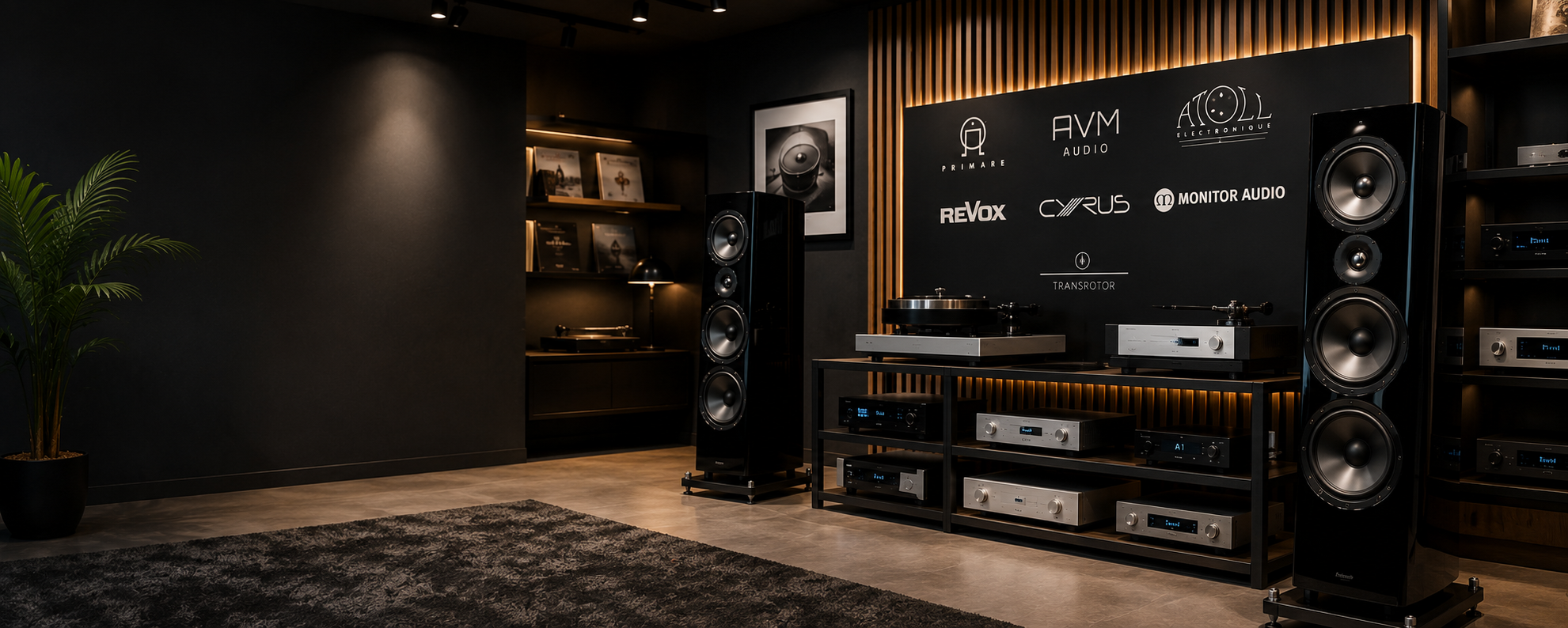 Visualisierung ausgewählter HiFi-Marken bei Hifi Elements